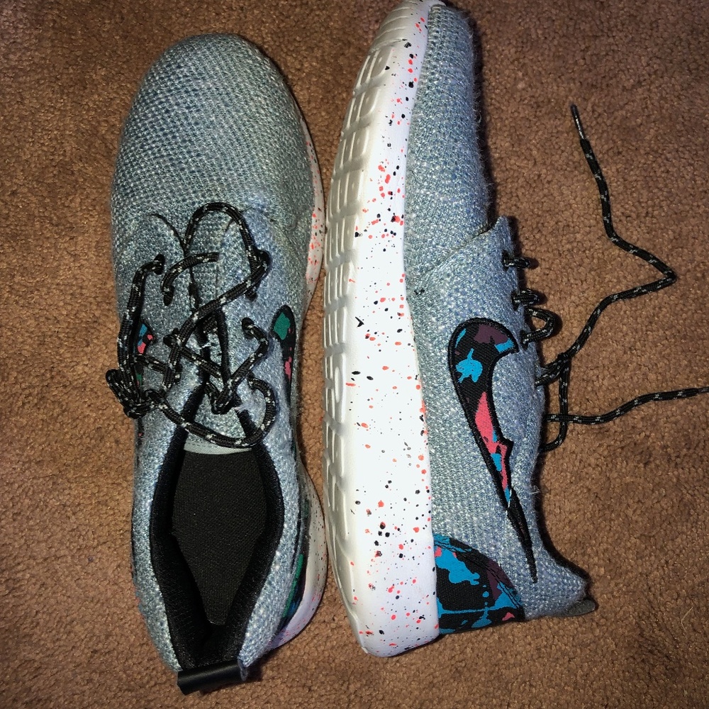 Blue Nike Running Shoes